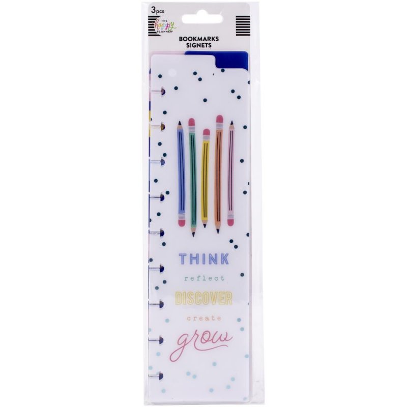 Set di 3 Bookmarks - Classic - Think