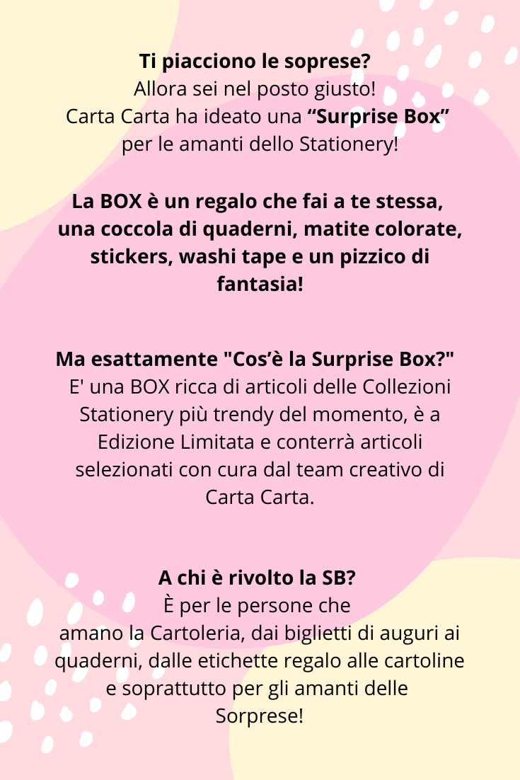 Cos'è la Surprise Box di Carta Carta