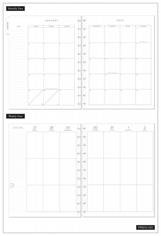 2022 Big Happy Planner® - You're Ideas Belong Here - 12 Months