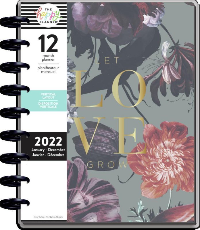 2022 Classic Happy Planner® - ﻿﻿Let Love Grow - 12 Months
