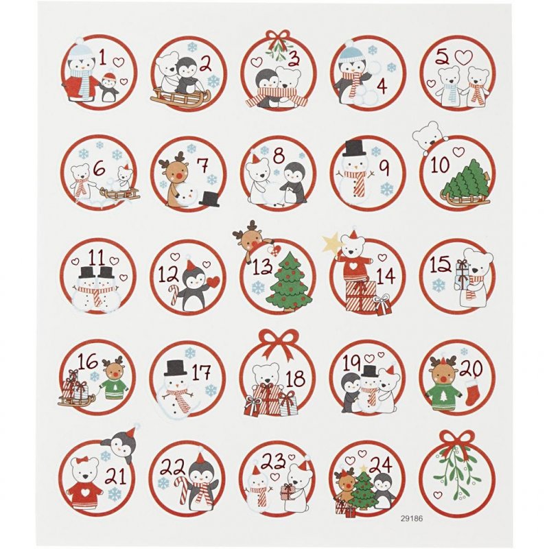 Stickers - Natale 1-24
