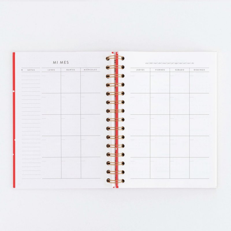 Agenda Non Datata - Charuca - Rossa