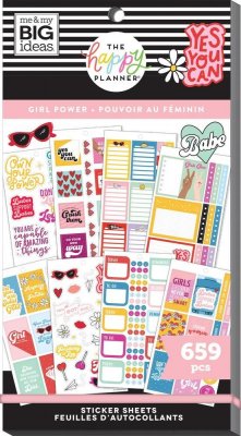Book Stickers Sheets - Girl power