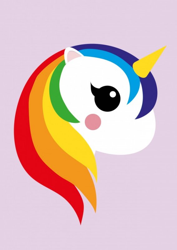 Cartolina - Unicorno