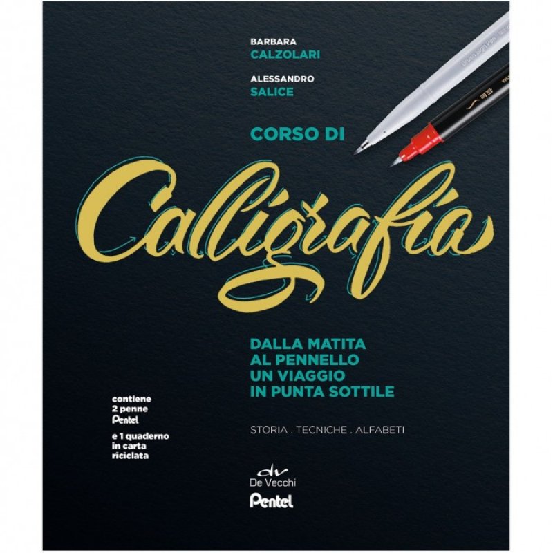 Corso di Calligrafia + 2 Penne Pentel