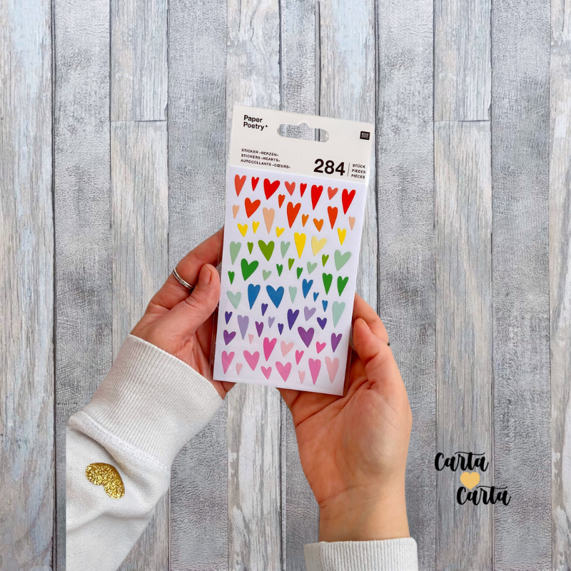 Stickers - Cuori Colorati