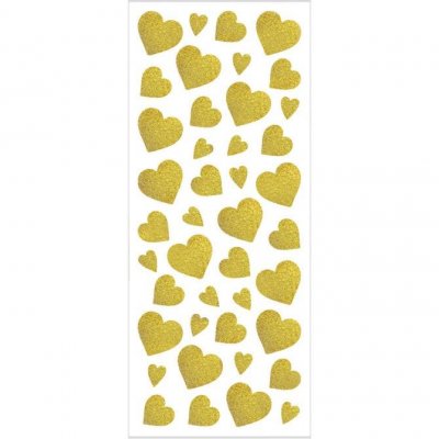 Cuori Glitter Oro