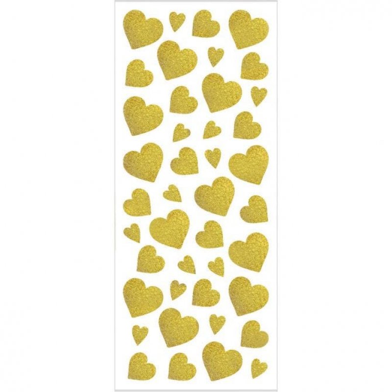 Cuori Glitter Oro