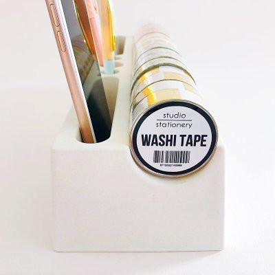 Desk Washi Organizer - Bianco