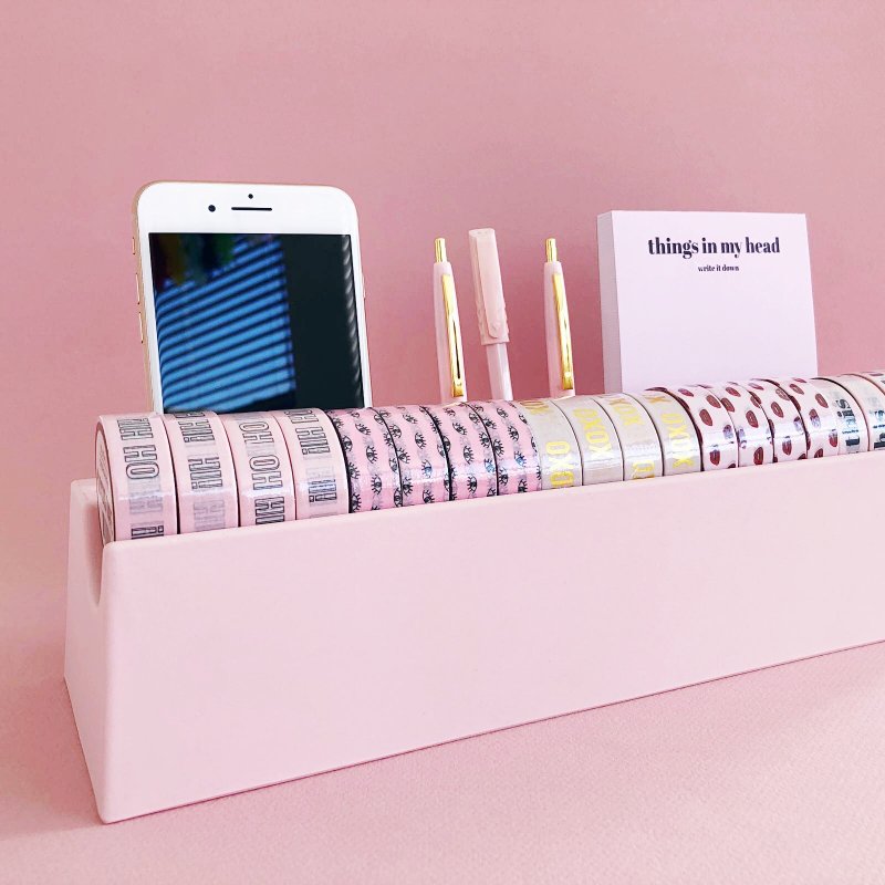 Desk Washi Organizer - Rosa