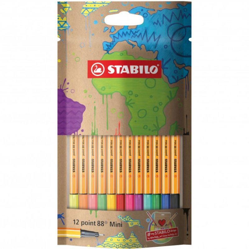 12 Stabilo Point 88 Mini EcoBusta