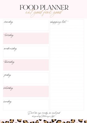 Food Planner - A5