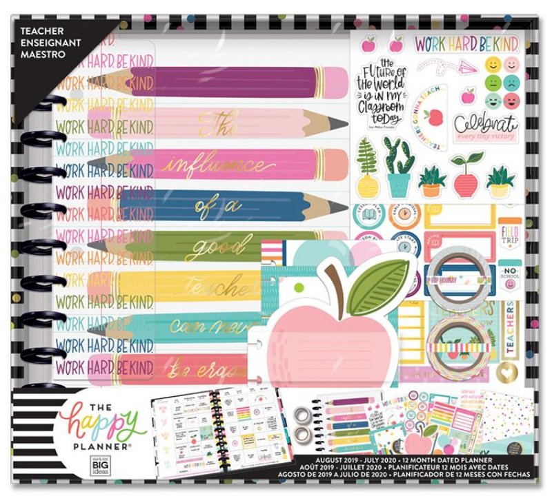 BOX Happy Planner per INSEGNANTI - BIG 2019/20