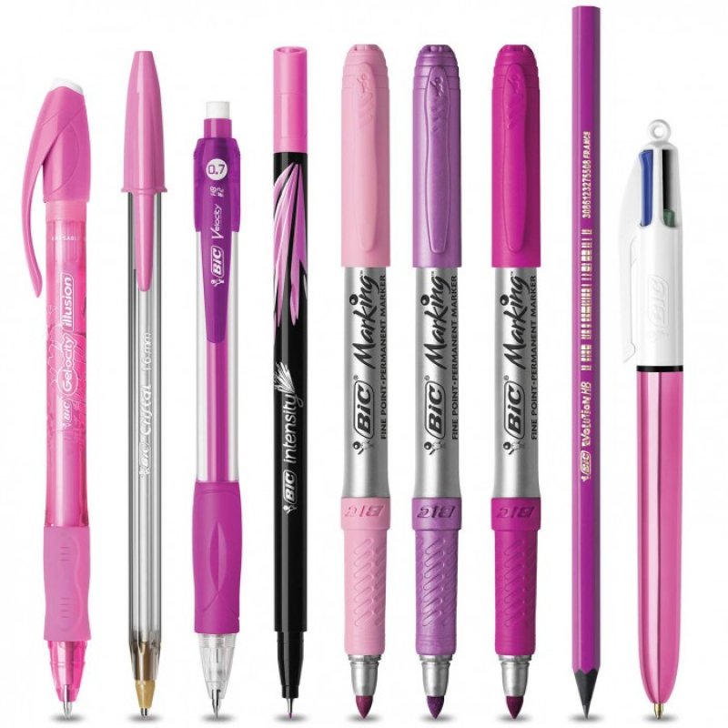 Limited Edition - Pink - Box Writing SET BIC ROSA