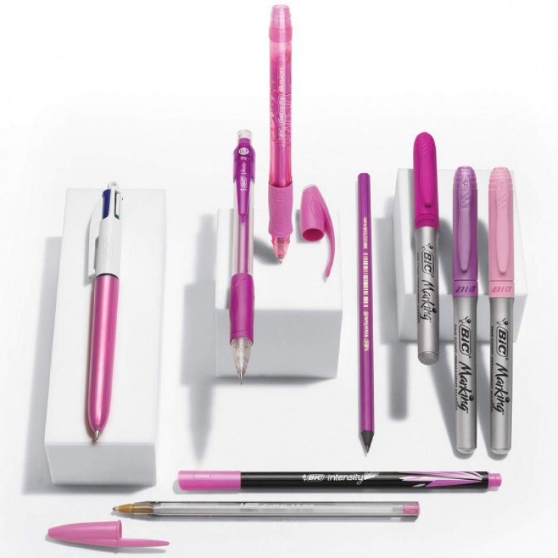 Limited Edition - Pink - Box Writing SET BIC ROSA