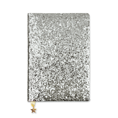 Notebook A5 - Glitter Silver