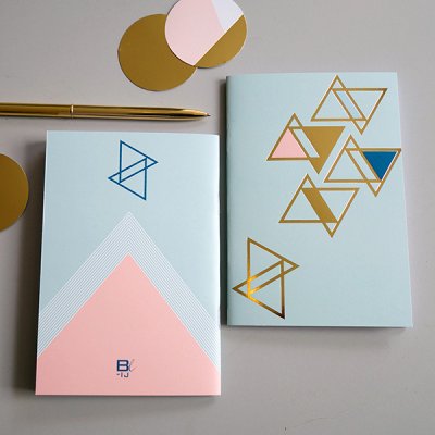 Notebook A6 - Golden Blu