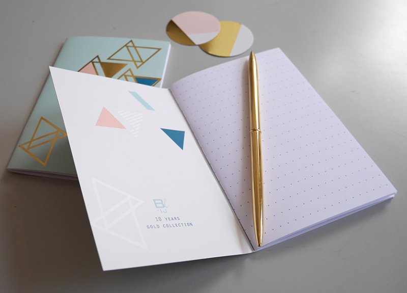 Notebook A6 - Golden Blu