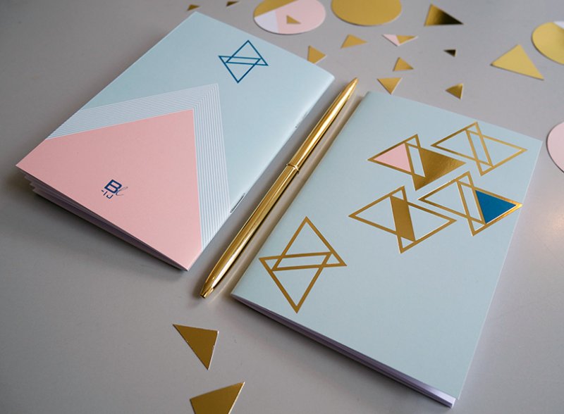 Notebook A6 - Golden Blu
