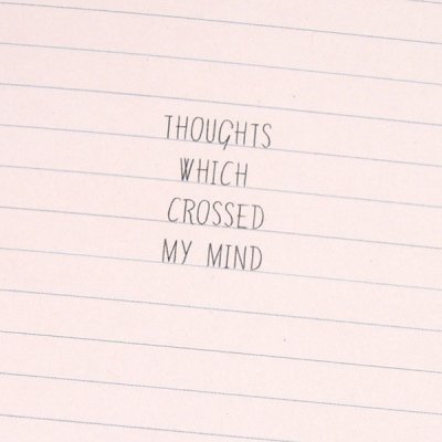 Notebook A6 - Thought