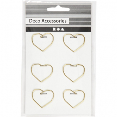 Paper Clip Cuore Metallico