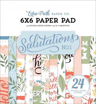 Paper Pad 6*6 - Salutations