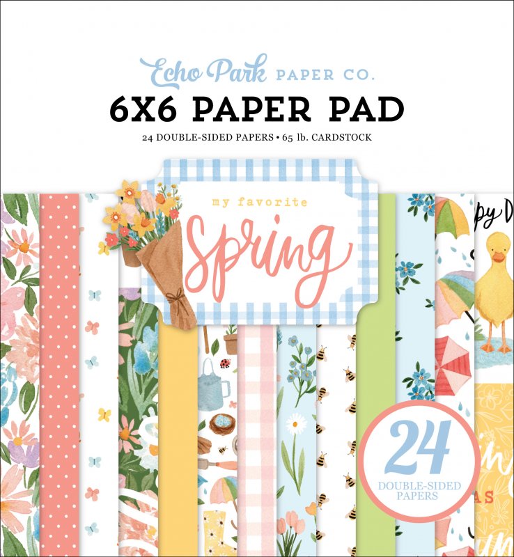 Paper Pad 6*6 - Spring