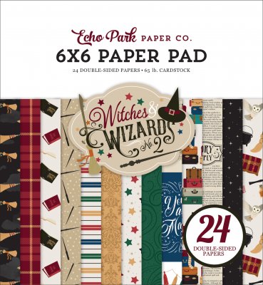 Paper Pad 6*6 - Witches Wizards 2