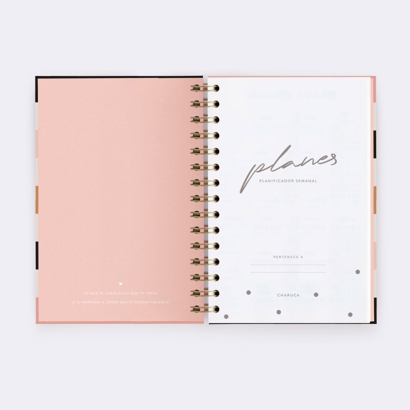 Planner Charuca Settimanale - Righe