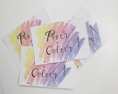 Postcard - Power of Colour
