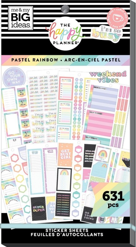 Sticker Book - Pastel Rainbow