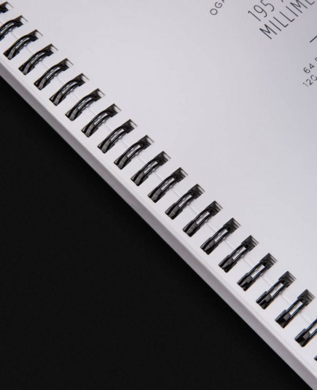 Quaderno Carta Di Pietra - Regular - Spirale - Bianco