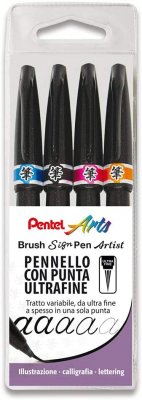 Set 4 Brush Sign Pen Artist -Ultra Fine