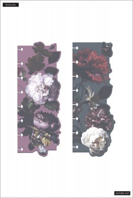 Set di 2 Bookmarks - Classic - Flower
