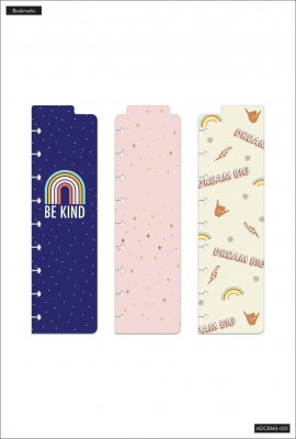Set di 3 Bookmarks - Classic - Be Kind