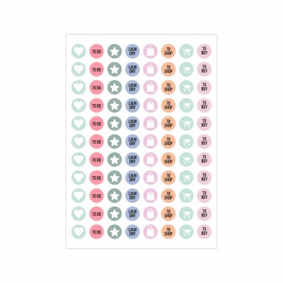 Sticker Book - New - Azzurro