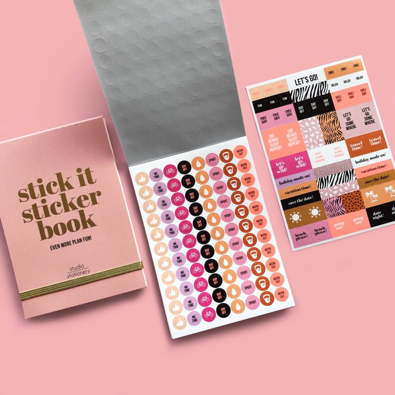 Sticker Book - New - Rosa