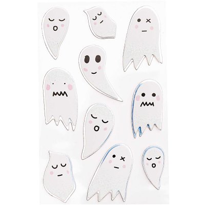 Stickers - 3D - Fantasmini Halloween