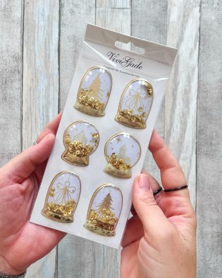 Stickers 3D  Gold - Natale