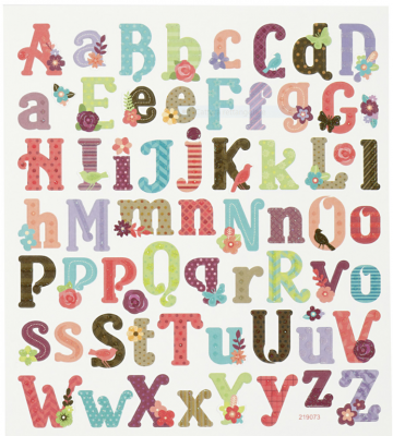 Stickers - Alfabeto