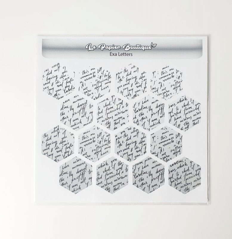 Stickers - Exa Letters - 2fogli