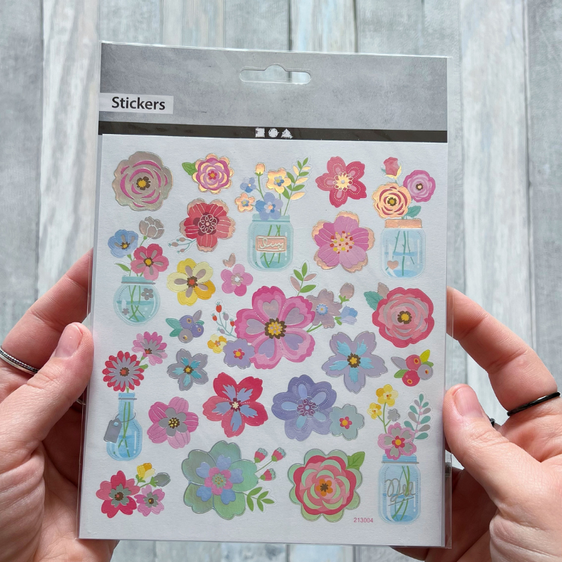 Stickers - Fiori Olografici