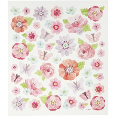 Stickers - Fiori Rosa