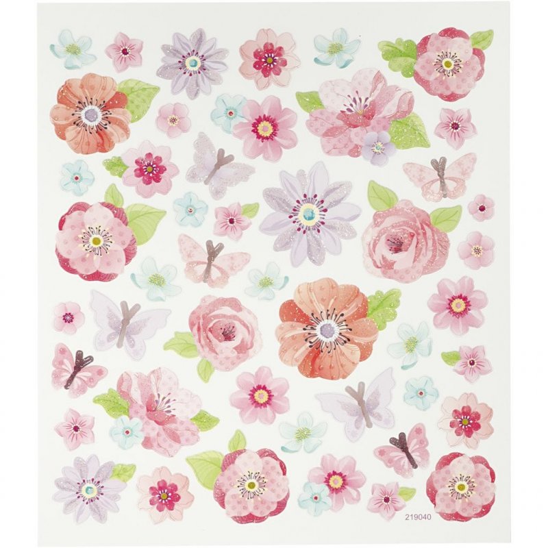 Stickers - Fiori Rosa
