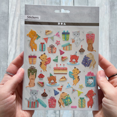 Stickers - Gatti con Regali