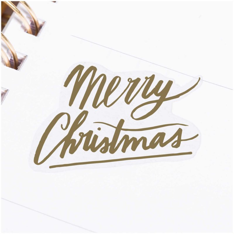 Stickers - Gel - Merry Christmas