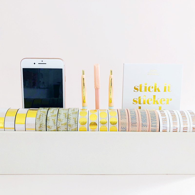 Desk Washi Organizer - Bianco