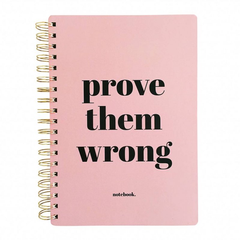 Notebook - Prove Them Wrong