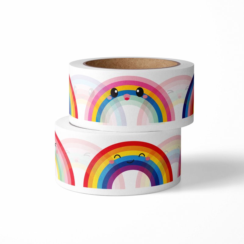 Washi Tape - Arcobaleno Bianco