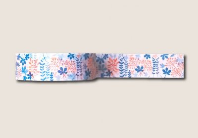 Washi Tape - Blooming Garden Blu